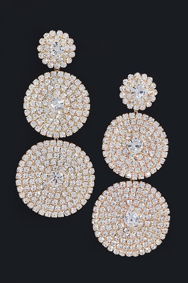 Rhinestone Dangle Earrings