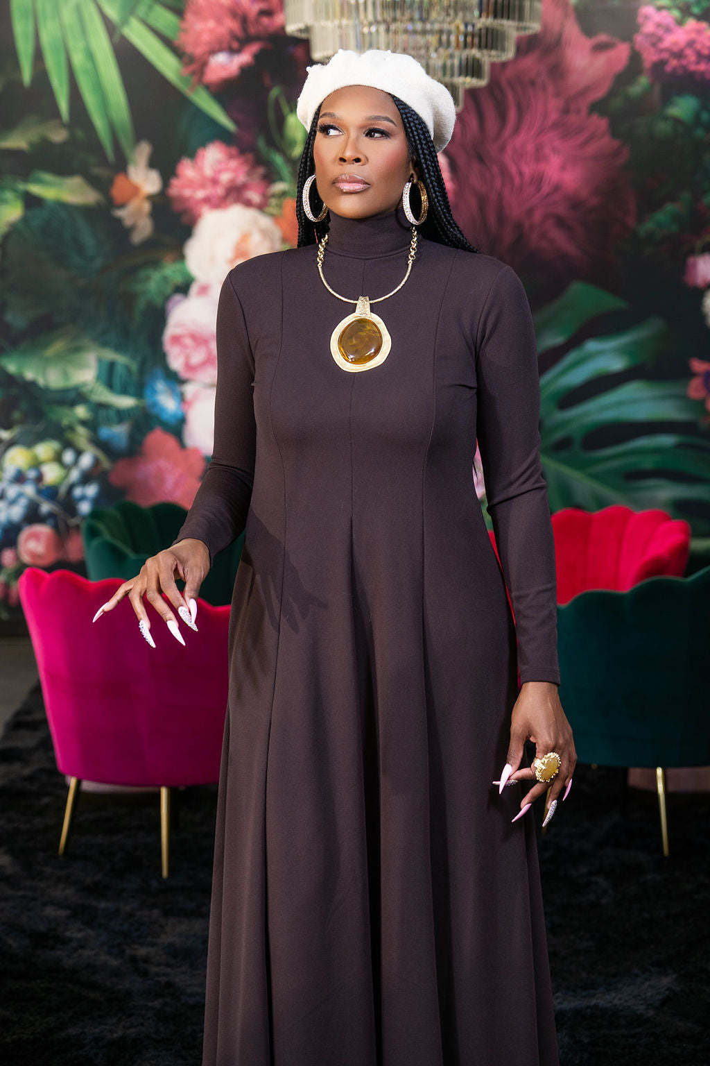 Tall Girl Pleated Dress