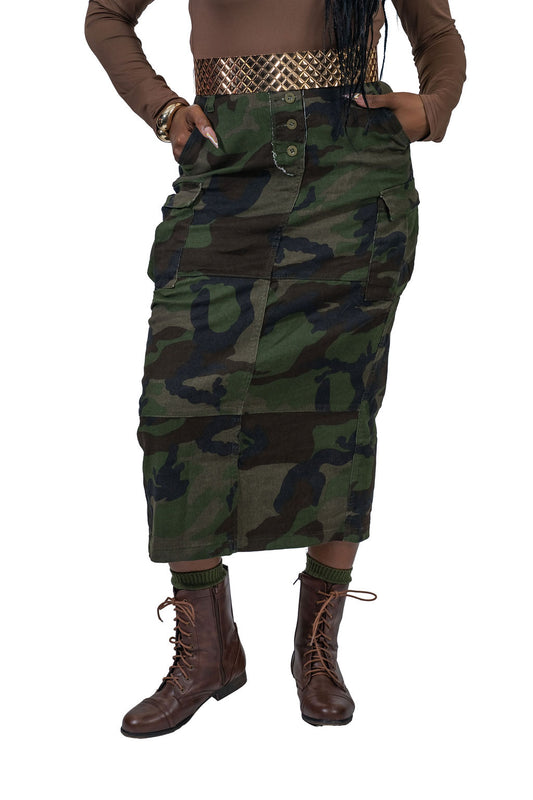 Tall Girl Camo Skirt