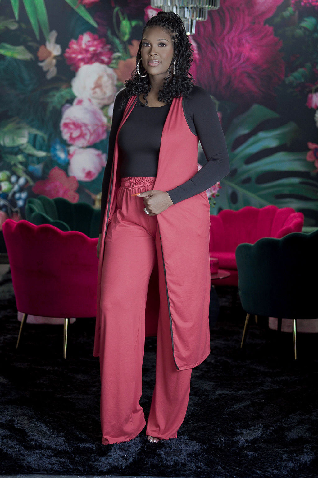 Tall Girl 2pc Vest Set