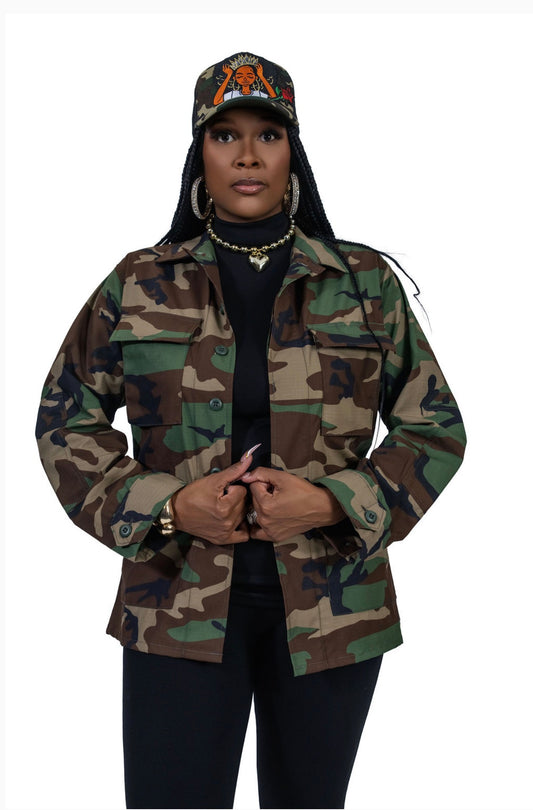 Plain Camo Jacket