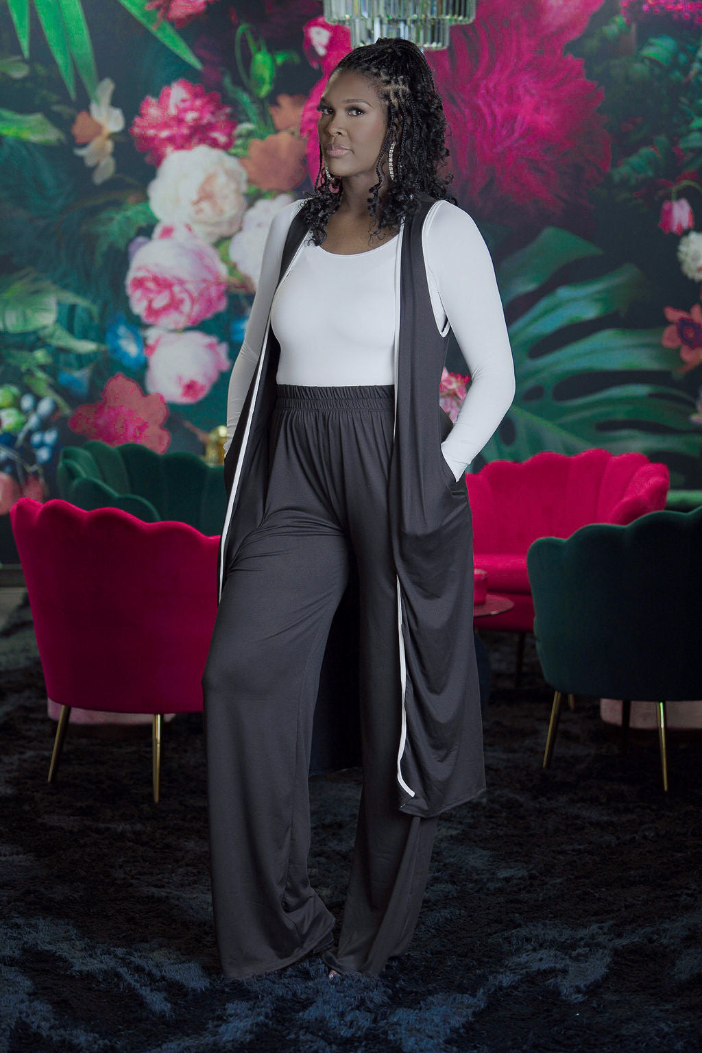 Tall Girl 2pc Vest Set